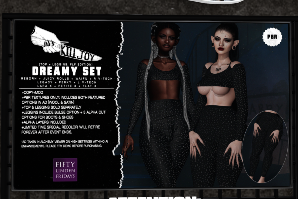 Dreamy Set  - Legacy/MaitreyaX/Reborn/+mods	&lt;a href=&quot;http://maps.secondlife.com/secondlife/Nocturnal%20Collective/112/122/28&quot;&gt;TELEPORT&lt;/a&gt;