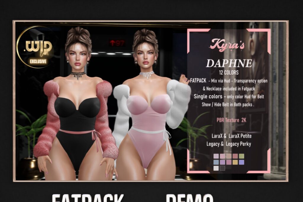 Daphne Outfit - Legacy/MaitreyaX/+mods, L$80 each/L$150-L$799 each FP