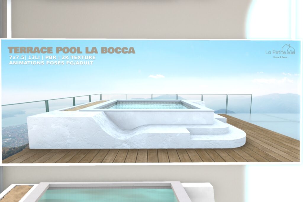 Terrace Pool La Bocca, L$390 PG/L$590 Adult
