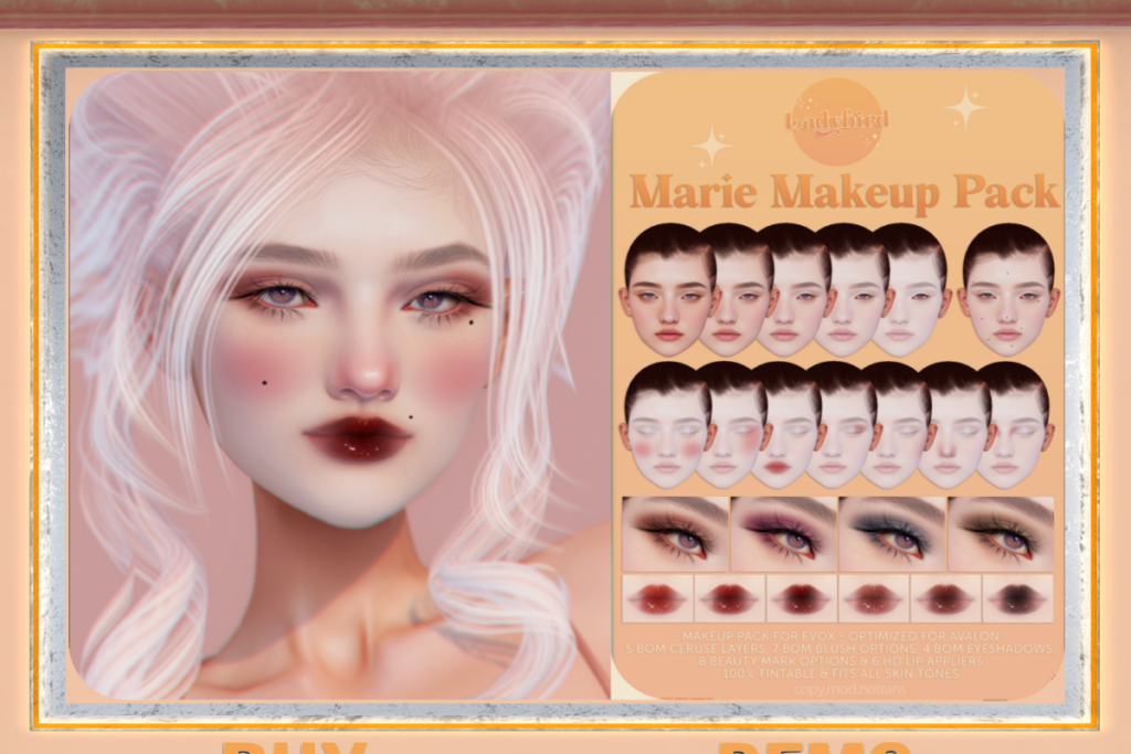 Marie Makeup Pack - EvoX, L$299