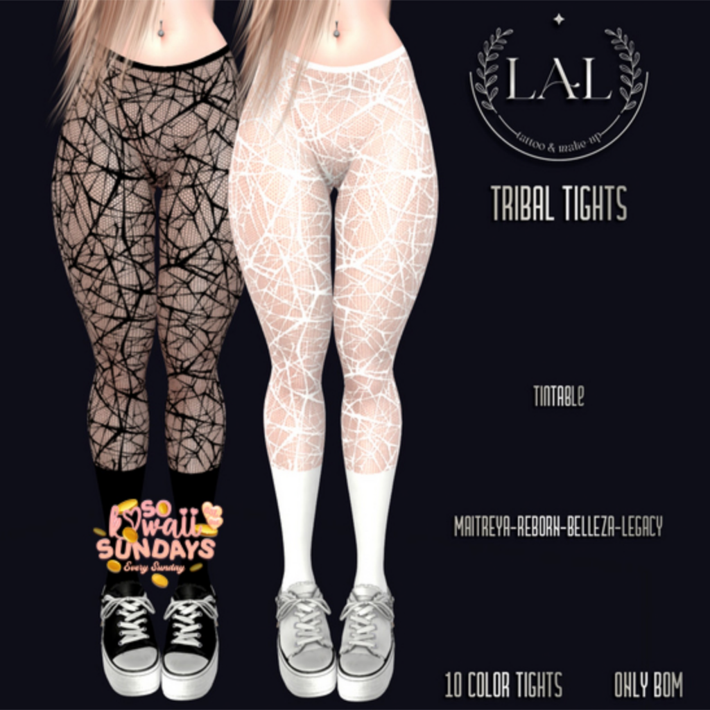 Tribal Tights - BOM	&lt;a href=&quot;https://maps.secondlife.com/secondlife/Moire/203/217/26&quot;&gt;Teleport&lt;/a&gt;