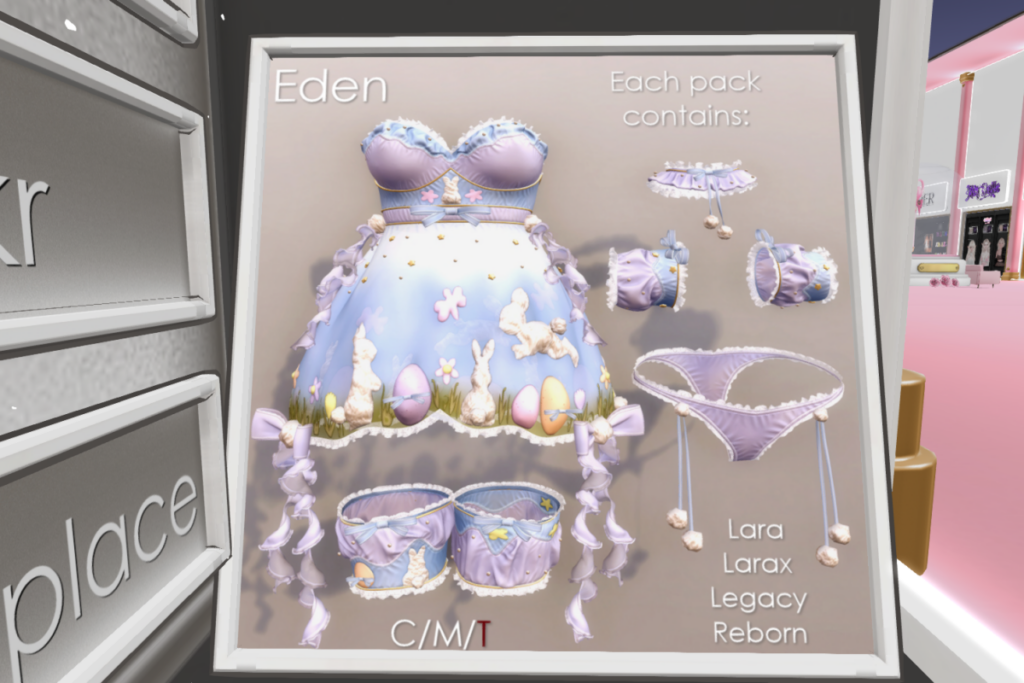 Eden Set - Legacy/MaitreyaX/Reborn, L$390 each/L$1590 FP