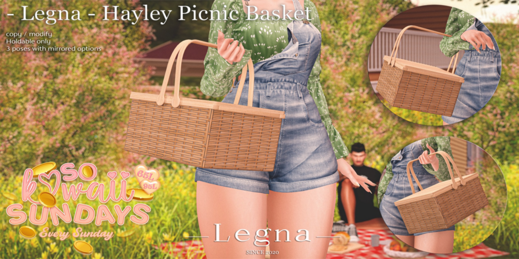 Hayley Picnic Basket	&lt;a href=&quot;http://maps.secondlife.com/secondlife/Dream%20Lake/124/123/184&quot;&gt;Teleport&lt;/a&gt;