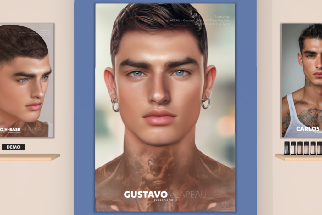 Gustavo Skin - EvoX, L$699 each/L$2100 FP