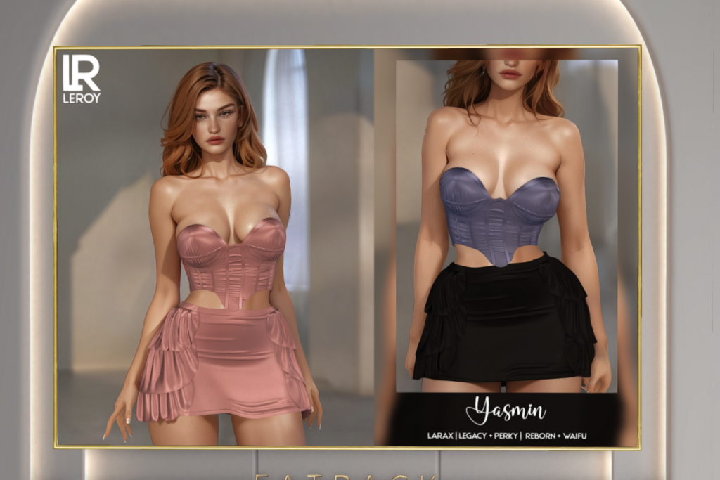 Yasmin Corset &amp; Skirt - Legacy/MaitreyaX/Reborn/+mods, L$229 each/L$1399 aech FP