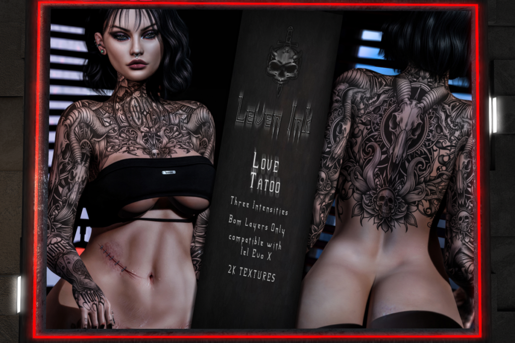 Love Tattoo - EvoX, L$350