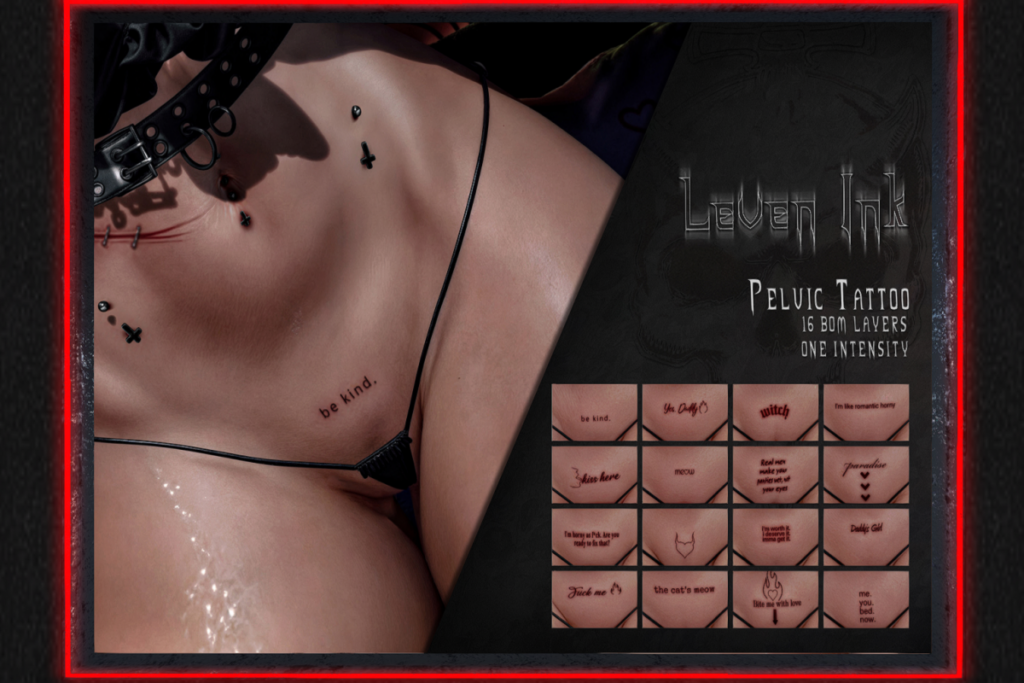 Pelvic Tattoo - BOM, L$350