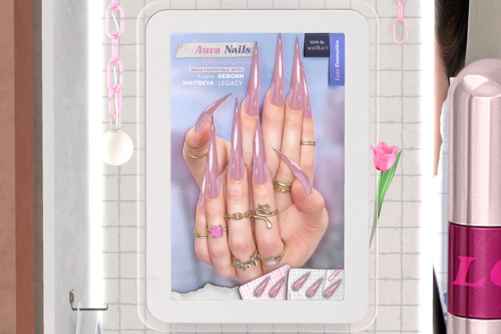 Aura Nails - Inithium/Legacy/Maitreya/Reborn, L$199