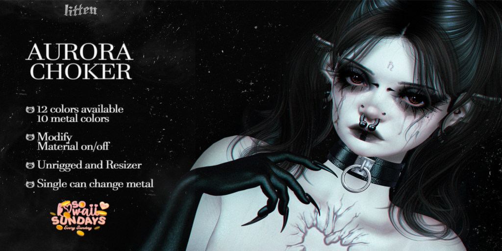 Aurora Choker	&lt;a href=&quot;http://maps.secondlife.com/secondlife/Tomoeda/86/145/27&quot;&gt;Teleport&lt;/a&gt;