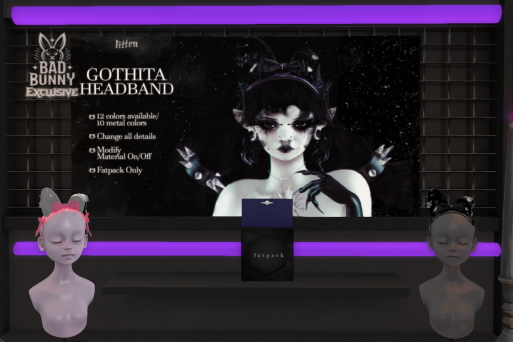 Gothita Headband, L$399