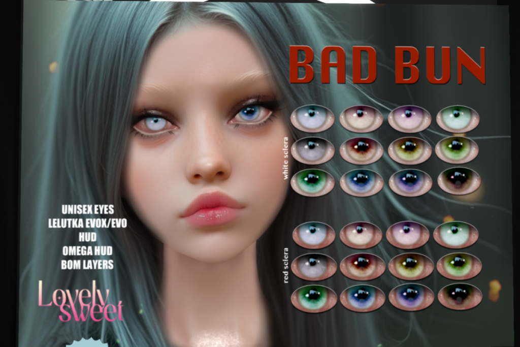 Bad Bun Eyes - BOM/EvoX/Omega, L$225 FP