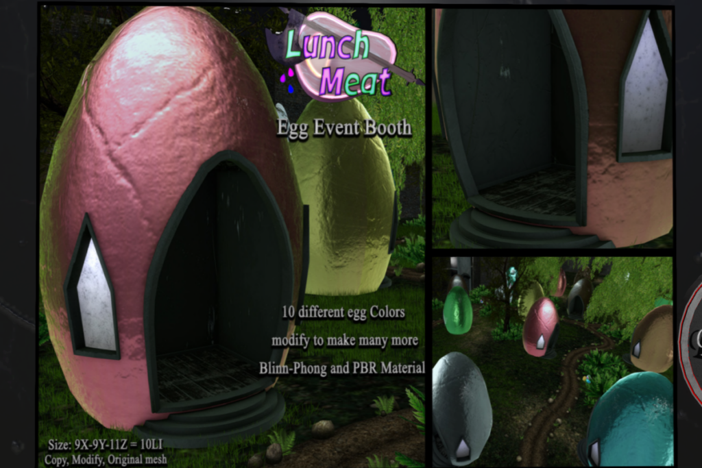 Egg Event Booth, L$175