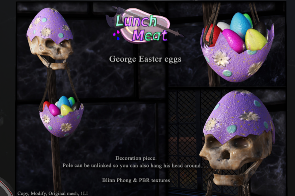 George Easter Eggs, L$125