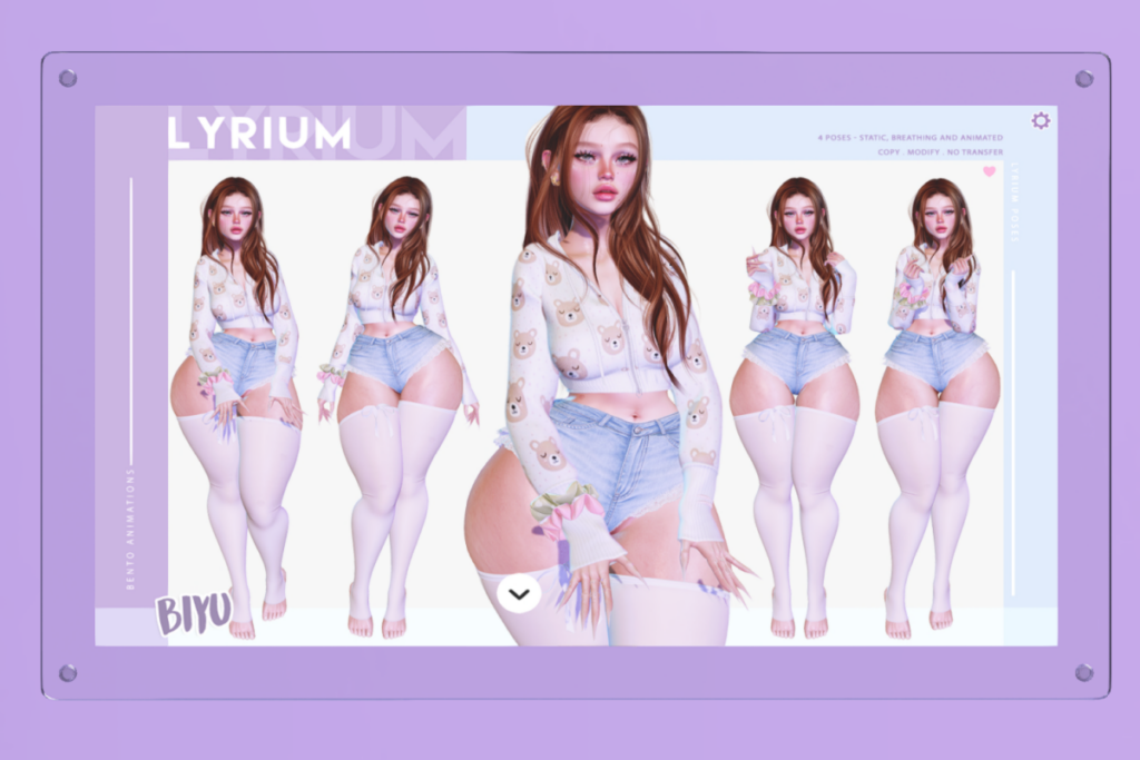 Biyu Animations Set, L$299