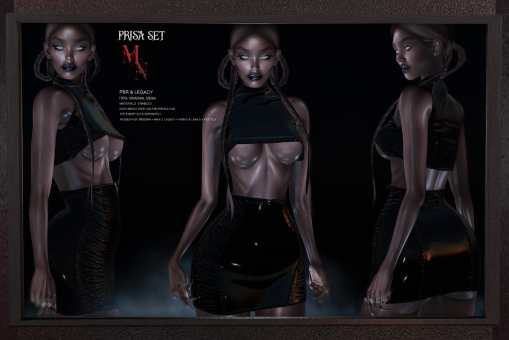 Prisa Top and Skirt - Legacy/MaitreyaX/Reborn/+mods, L$299 each/L$1990 each FP