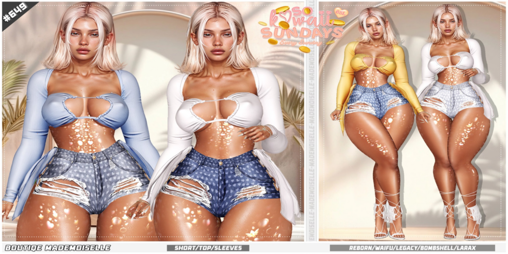 649 Outfit - Legacy/MaitreyaX/Reborn/+mods	&lt;a href=&quot;https://maps.secondlife.com/secondlife/Woodland%20Realm/219/91/23&quot;&gt;Teleport&lt;/a&gt;
