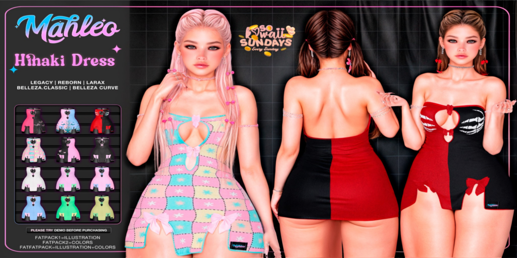 Hinaki Dress - GenX/Legacy/MaitreyaX/Reborn	&lt;a href=&quot;http://maps.secondlife.com/secondlife/Violet%20Hill/62/58/2398&quot;&gt;Teleport&lt;/a&gt;