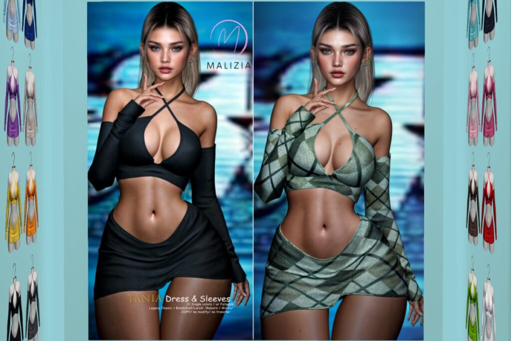 Tania Dress - Legacy/MaitreyaX/Reborn/+mods, L$219 each/L$1699 FP