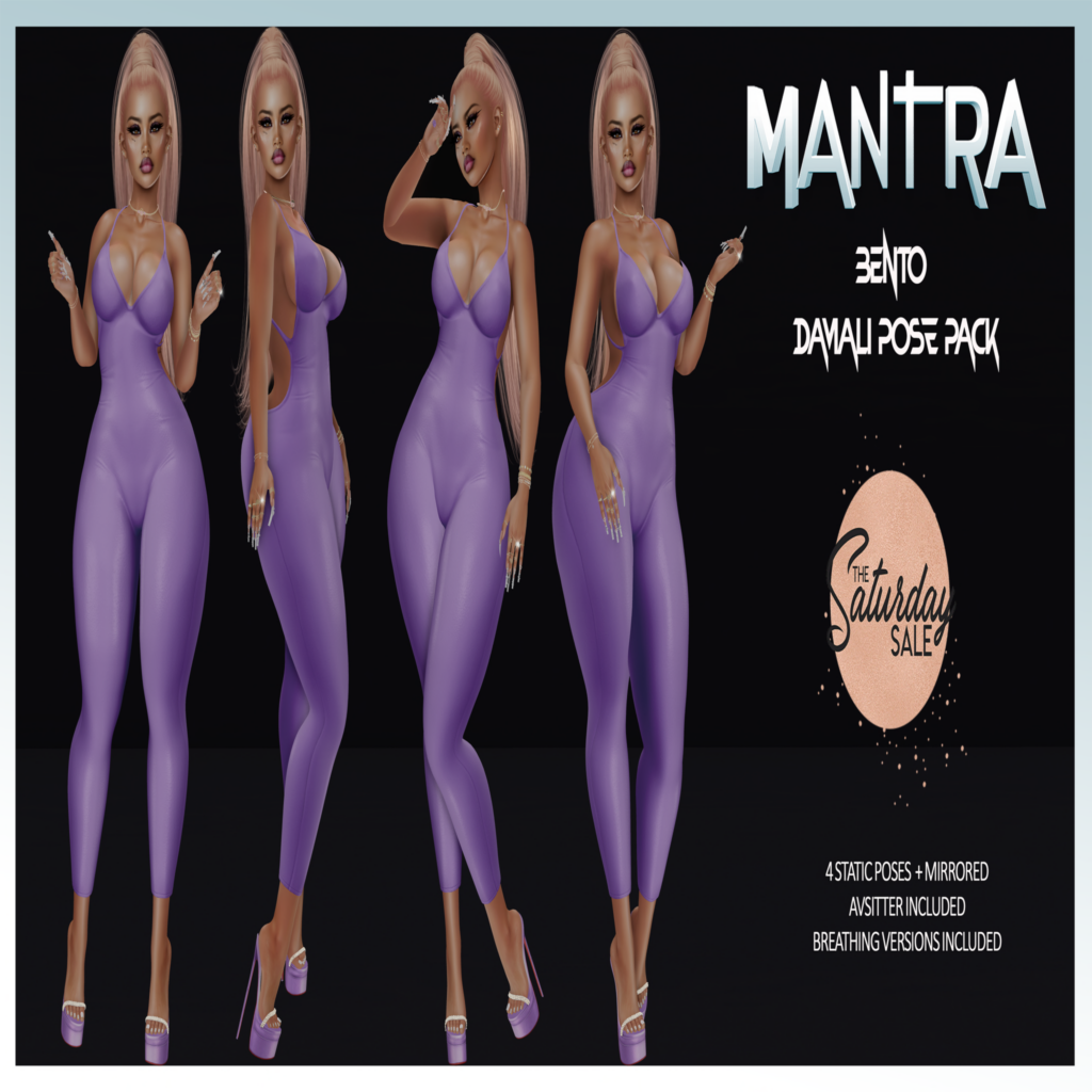 Davali Poses	&lt;a href=&quot;https://maps.secondlife.com/secondlife/Himalayas/202/60/3002&quot;&gt;Teleport&lt;/a&gt;