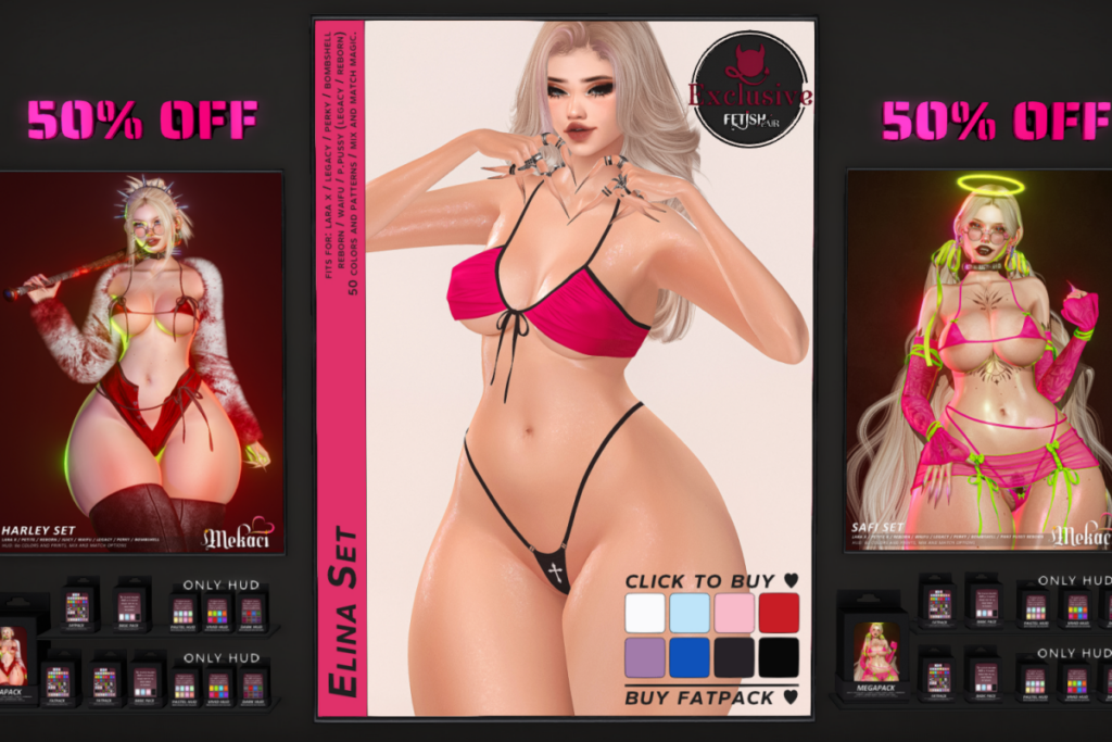 Elina Set - Legacy/MaitreyaX/Reborn/+mods, L$299 each/L$1650 FP