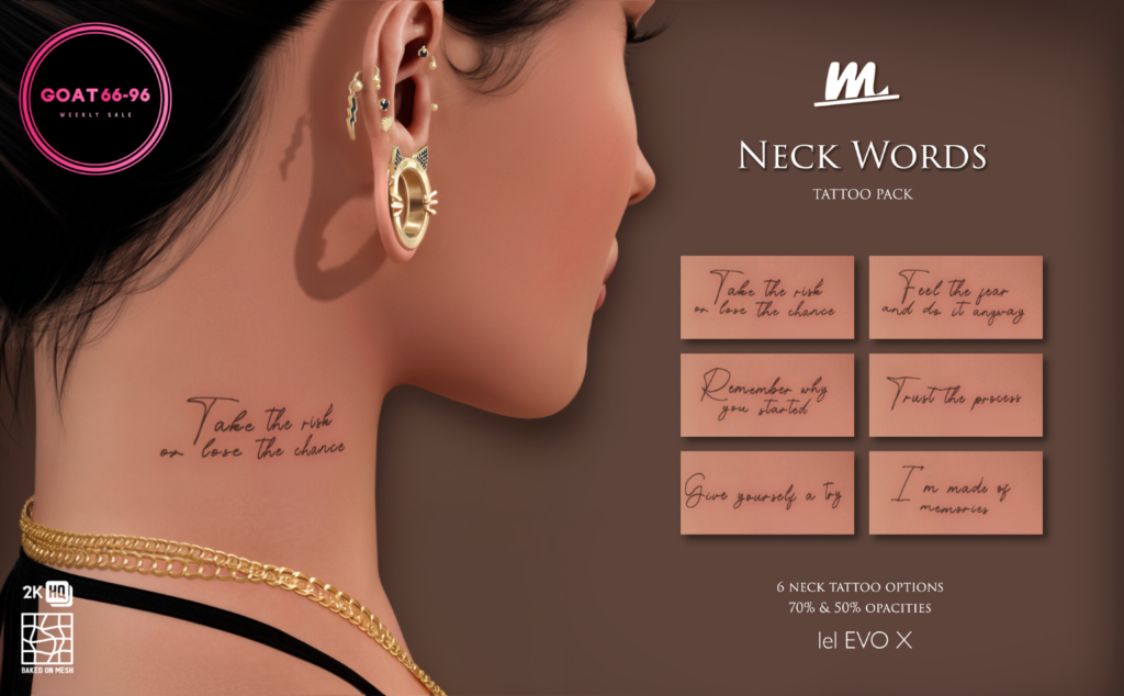 Neck Word Tattoos - EvoX