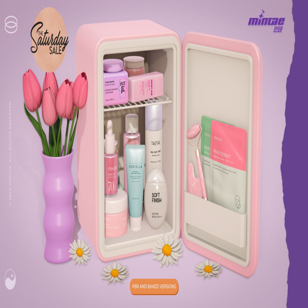 Serendipity Skincare Refrigerator	&lt;a href=&quot;http://maps.secondlife.com/secondlife/Gladstone%20Cove/40/237/3005&quot;&gt;Teleport&lt;/a&gt;