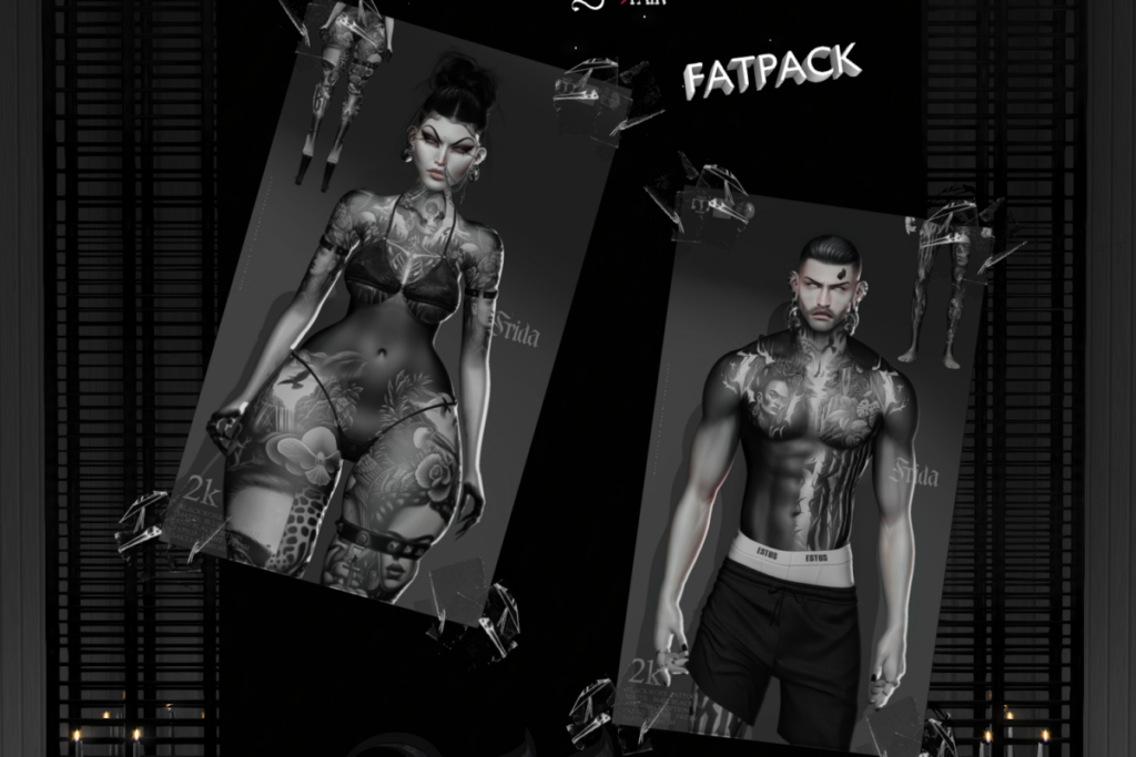 Frida Tattoo - BOM, L$459 each/L$659 FP