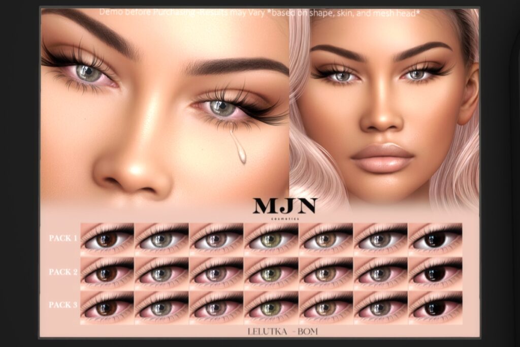 Crave Eyes - BOM/EvoX, L$249 each