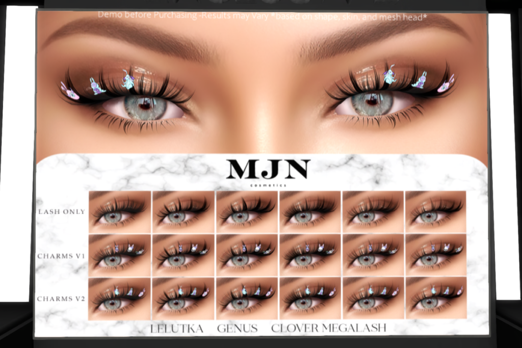 Lashes - Clover Megalash/Genus/Lelutka, L$349 each