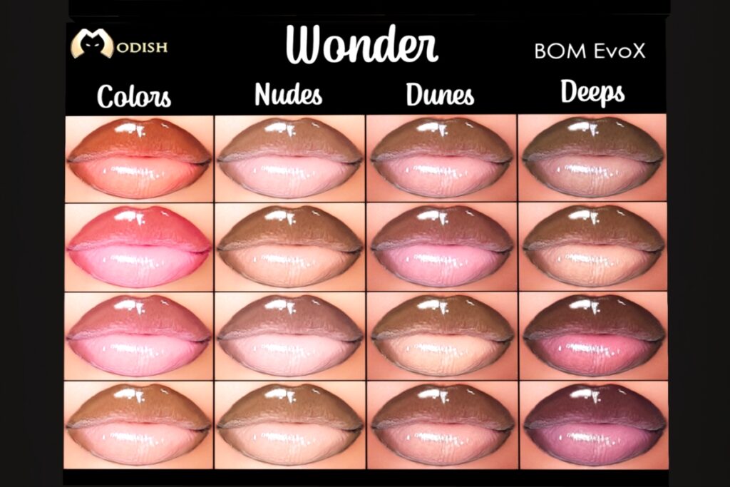 Wonder Lipstick - EvoX, L$110 each