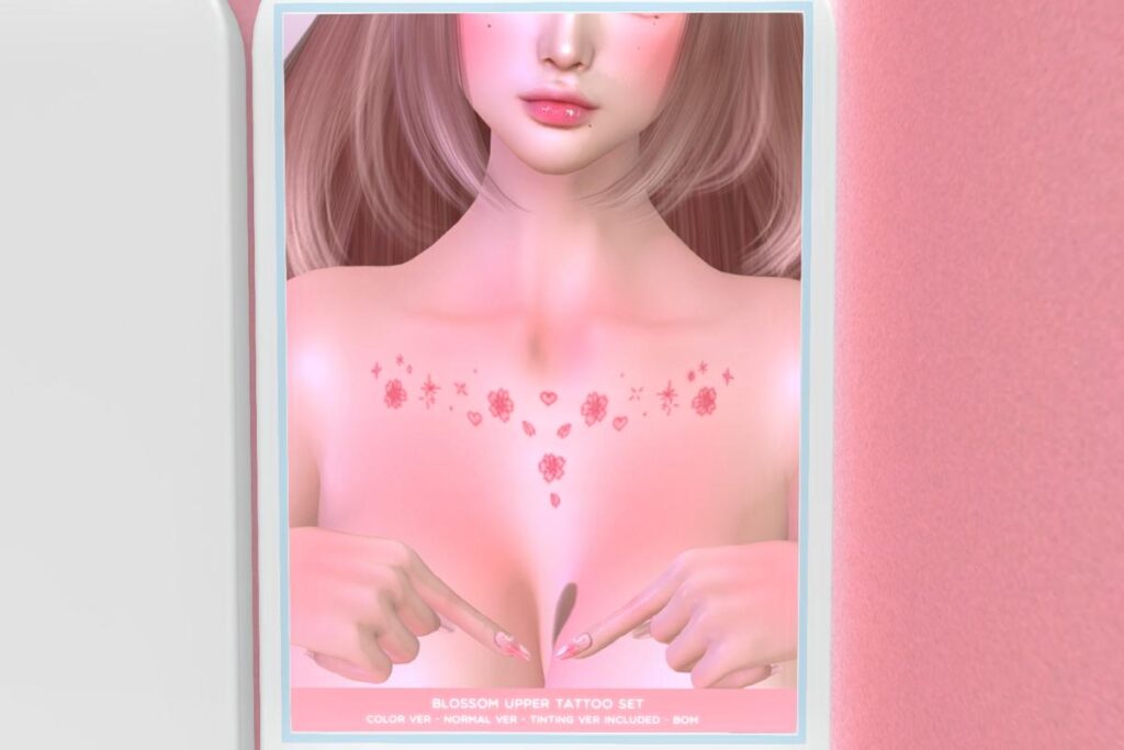 Blossom Upper Tattoo Set, L$150