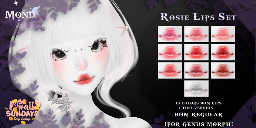 Rosie Lipstick - Genus 	&lt;a href=&quot;http://maps.secondlife.com/secondlife/Crocus%20Island/46/51/26&quot;&gt;Teleport&lt;/a&gt;