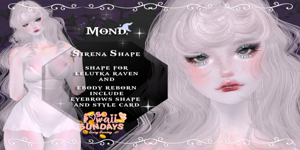 Sirena Shape - EvoX Raven/Reborn	&lt;a href=&quot;http://maps.secondlife.com/secondlife/Crocus%20Island/49/51/25&quot;&gt;Teleport&lt;/a&gt;