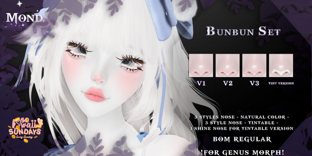 Bunbun Cosmetics - Genus	&lt;a href=&quot;http://maps.secondlife.com/secondlife/Crocus%20Island/47/50/25&quot;&gt;Teleport&lt;/a&gt;