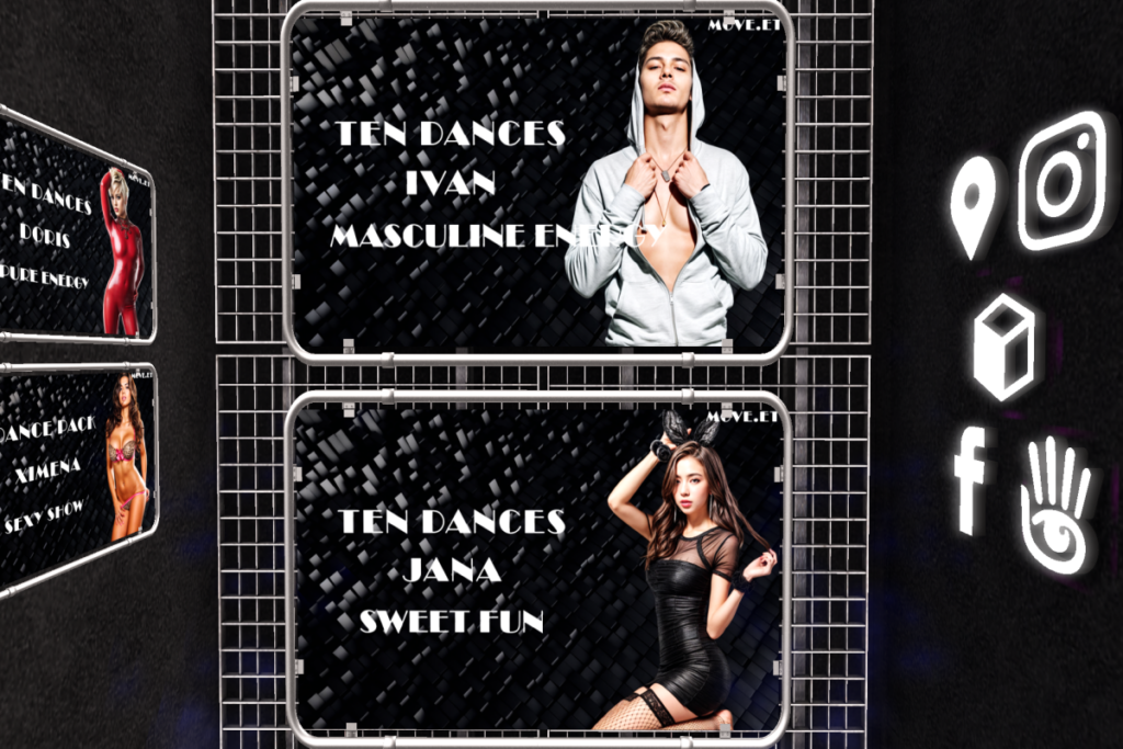 Ivan and Jana Dance Packs, L$600 each