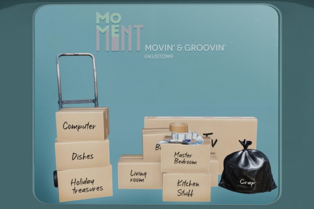 Movin&#039; &amp; Groovin Decor Set, L$199 each/L$699 FP