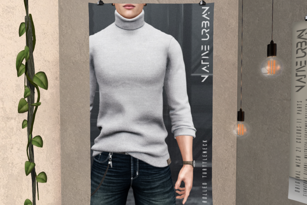 Rolled Turtleneck - Fits Not Listed, L$590
