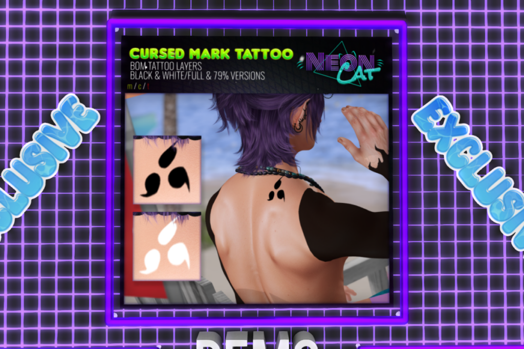 Cursed Tattoo - BOM, L$100
