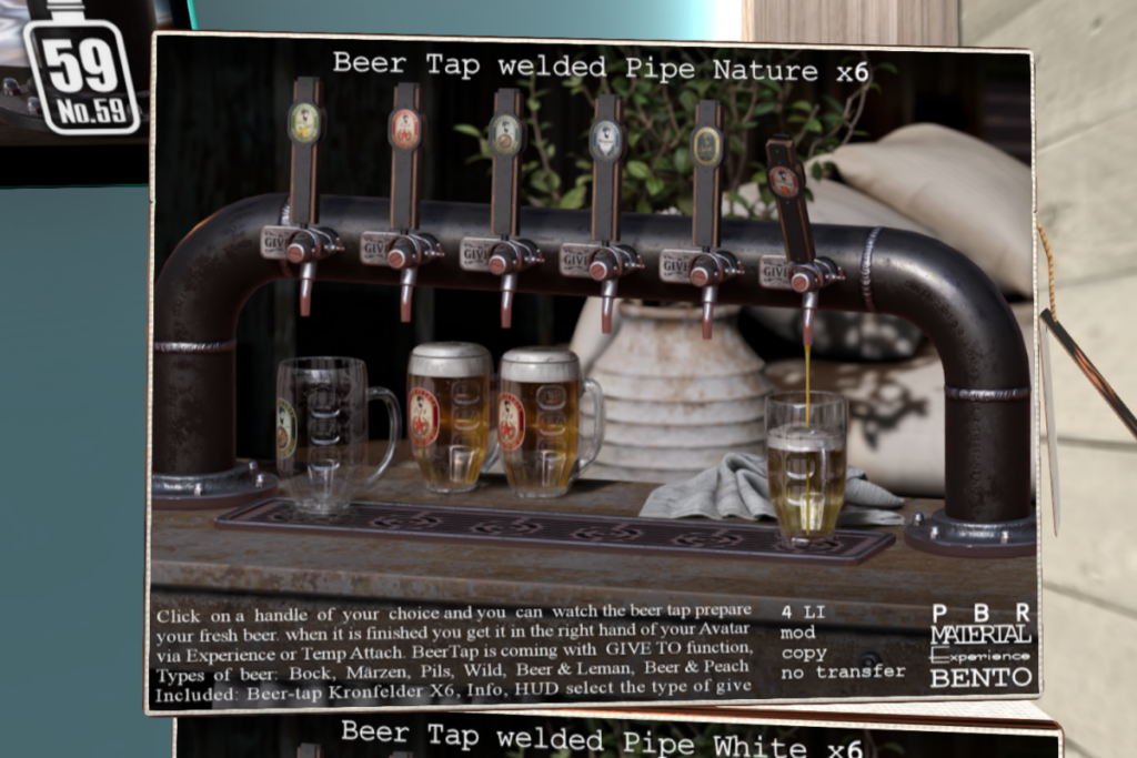 Beer Tap Welded Pipe, L$699