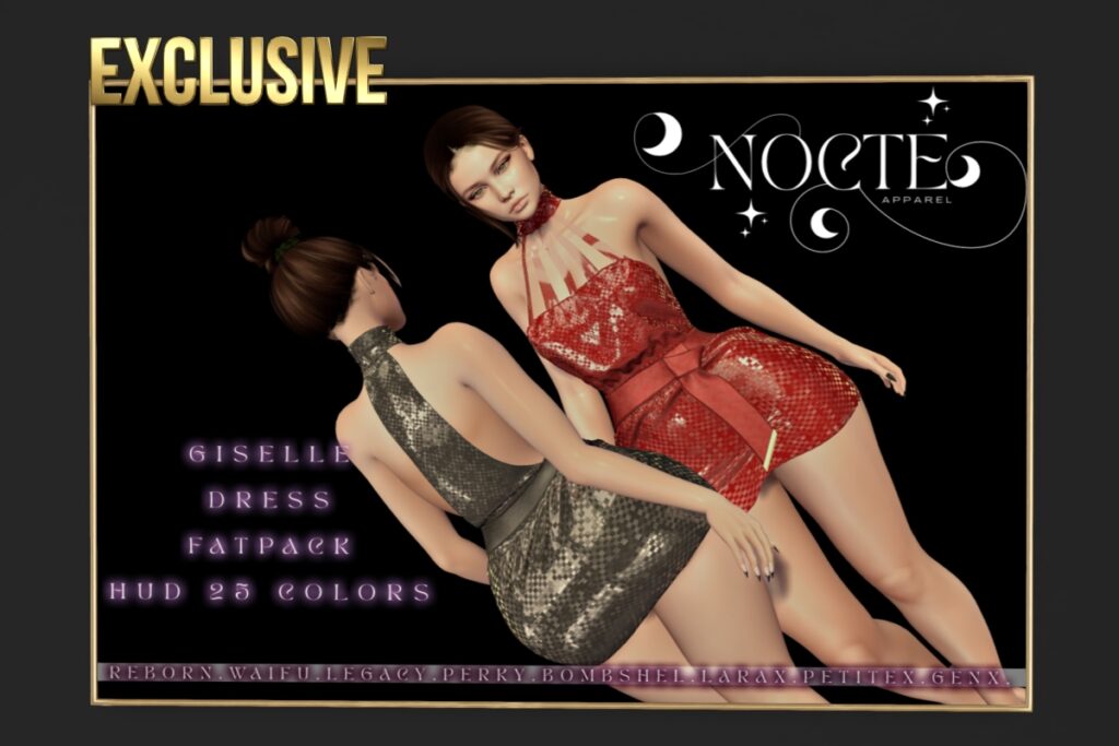 Giselle Dress - GenX/Legacy/MaitreyaX/Reborn/+mods, L$169 each/L$450 FP