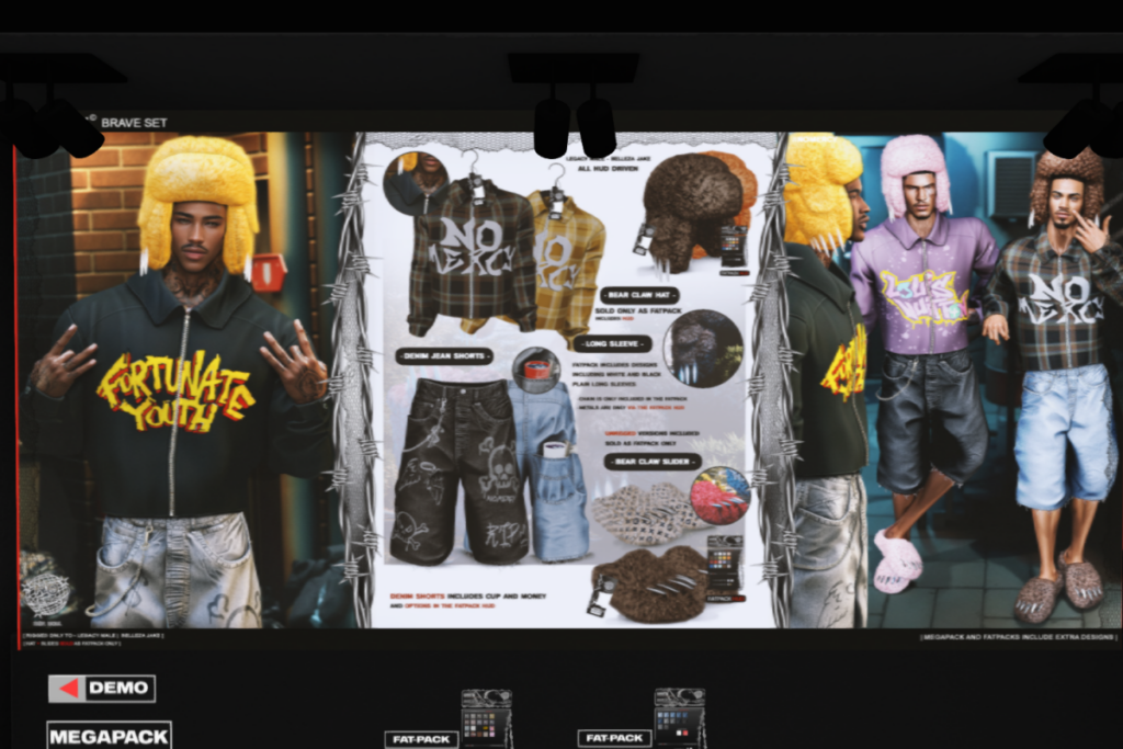 Brave Set - Jake/Legacy, L$299 each/L$1399-L$2899 each FP