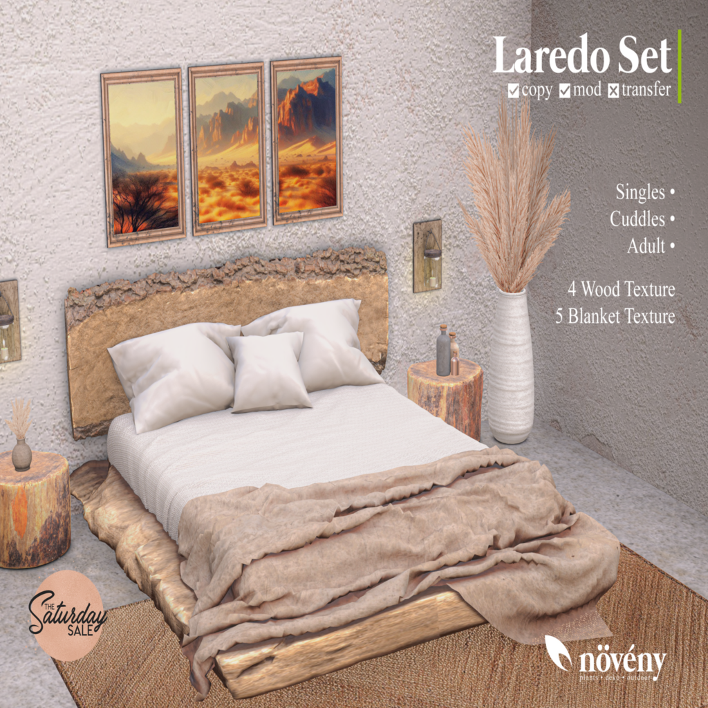 Laredo Decor Set	&lt;a href=&quot;http://maps.secondlife.com/secondlife/BigBang/128/192/1501&quot;&gt;Teleport&lt;/a&gt;