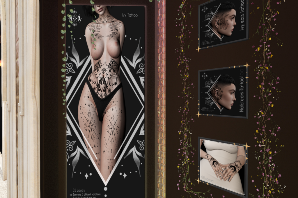 Ivy Tattoo - BOM, L$399