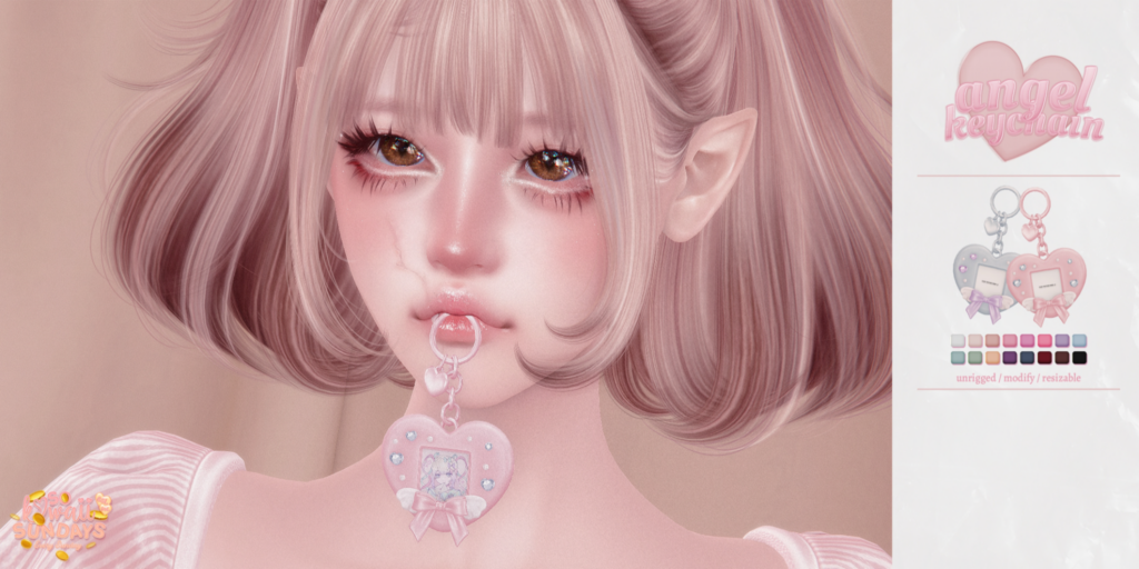 Angel Keychain	&lt;a href=&quot;http://maps.secondlife.com/secondlife/Tomoeda/127/172/27&quot;&gt;Teleport&lt;/a&gt;