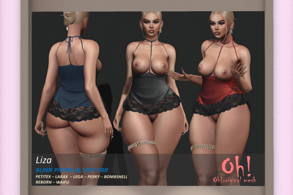 Liza Dress - Legacy/MaitreyaX/Reborn/+mods, L$699 each/L$1999 FP