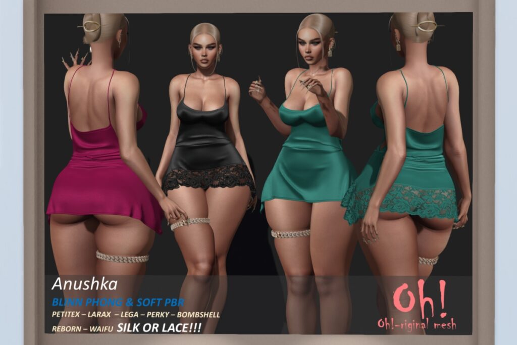 Anushka Outfit - Legacy/MaitreyaX/Reborn/+mods, L$699 each body pack/L$1999 FP