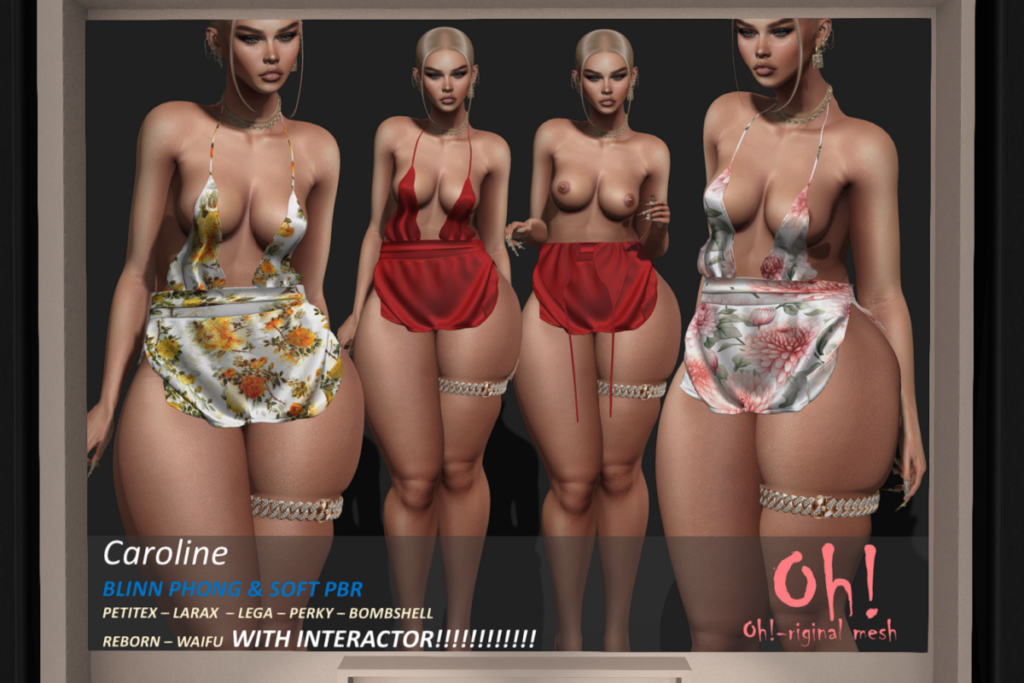 Caroline Dress - Legacy/MaitreyaX/Reborn/+mods, L$699 each/L$1999 FP