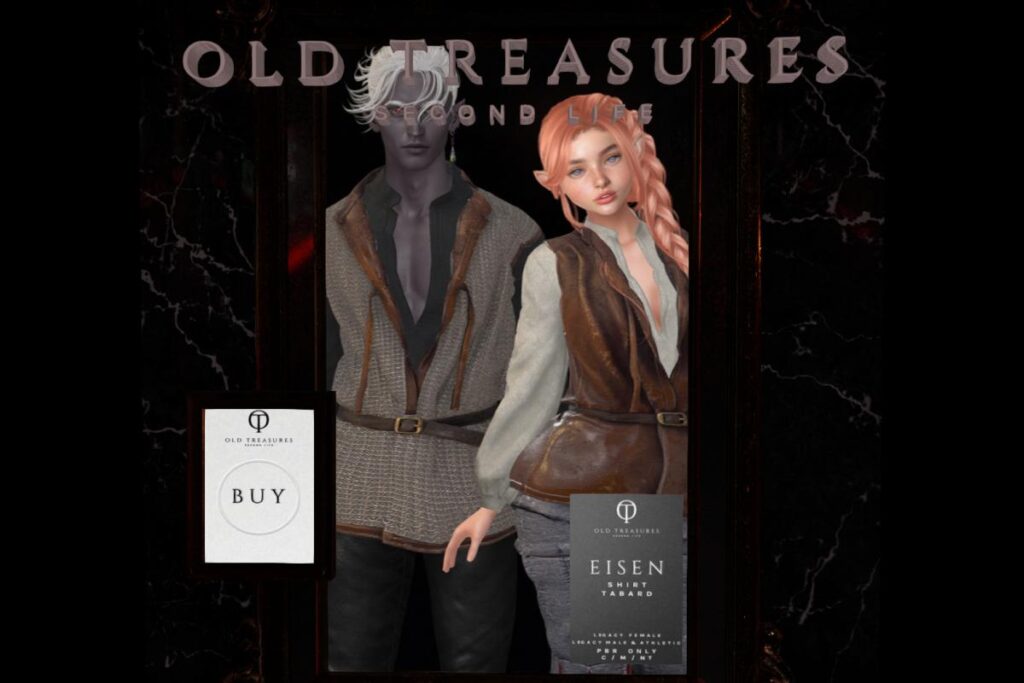 Eisen Shirt Tabard - Legacy F+M/+mods, L$320 FP