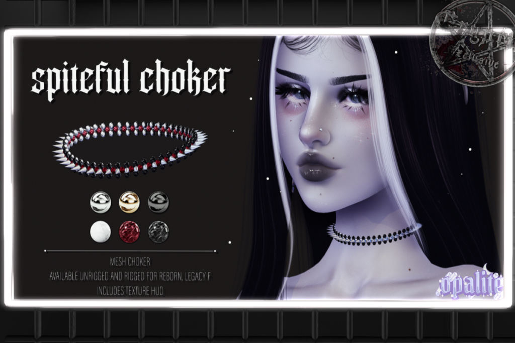 Spiteful Choker - Legacy/Reborn, L$325