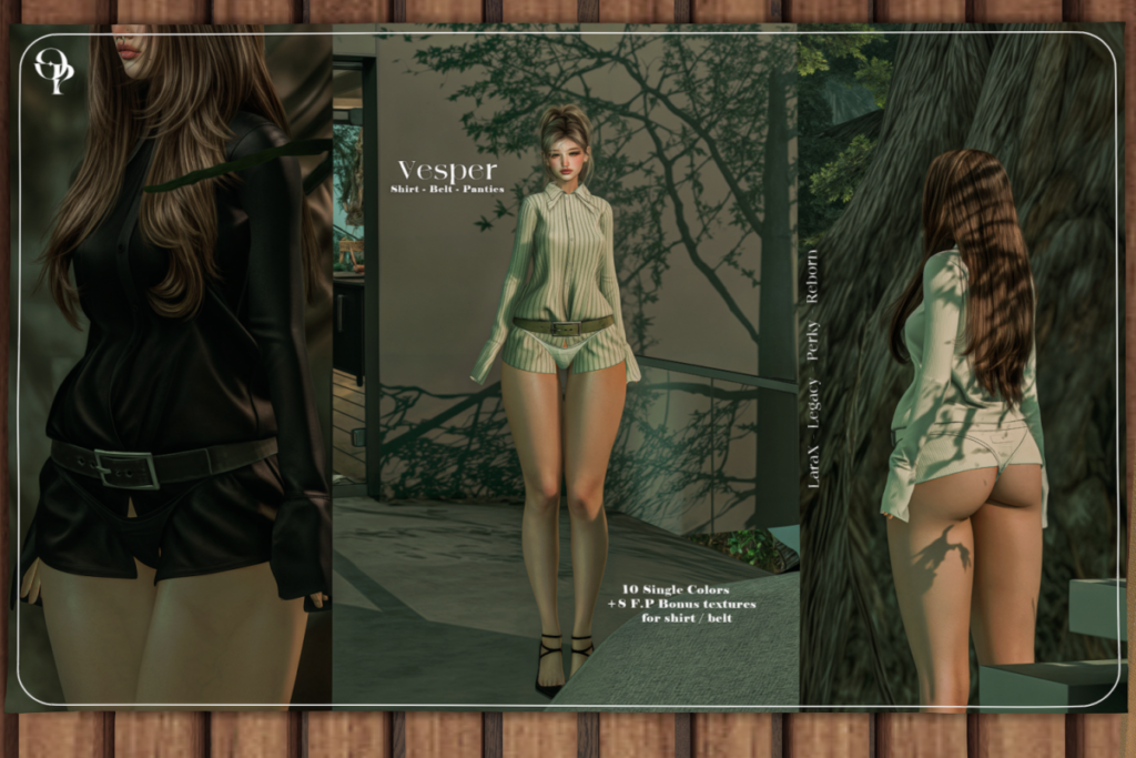 Vesper Set - Legacy/MaitreyaX/Reborn/+mods, L$320 each/L$1460 FP